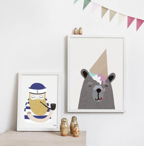 Little Sailor Plakat A4 - Image 3
